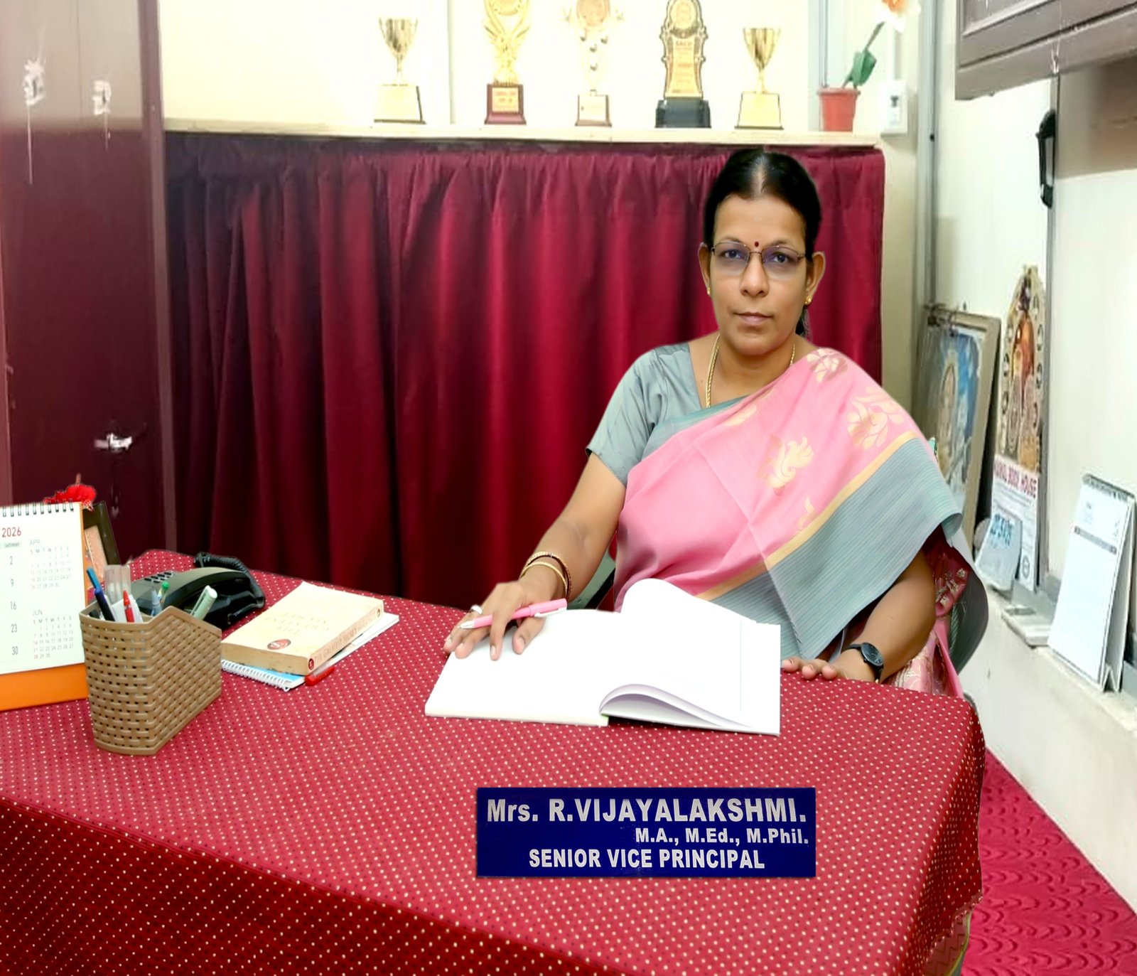 Mrs. R. Vijayalakshmi, Senior Vice Principal